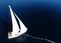 sailing yacht sails sailboat elan 45 sailing yacht blue sea